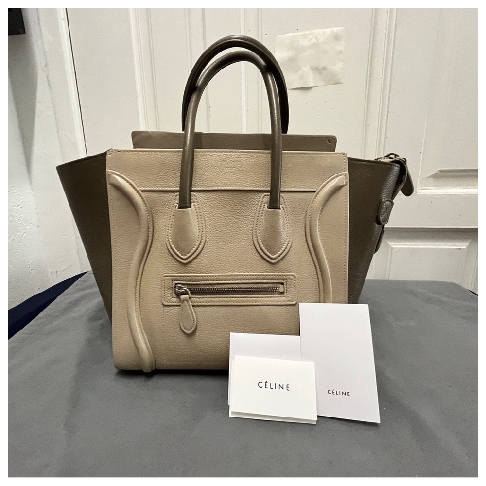 Authentic CELINE Luggage Tote Handbag